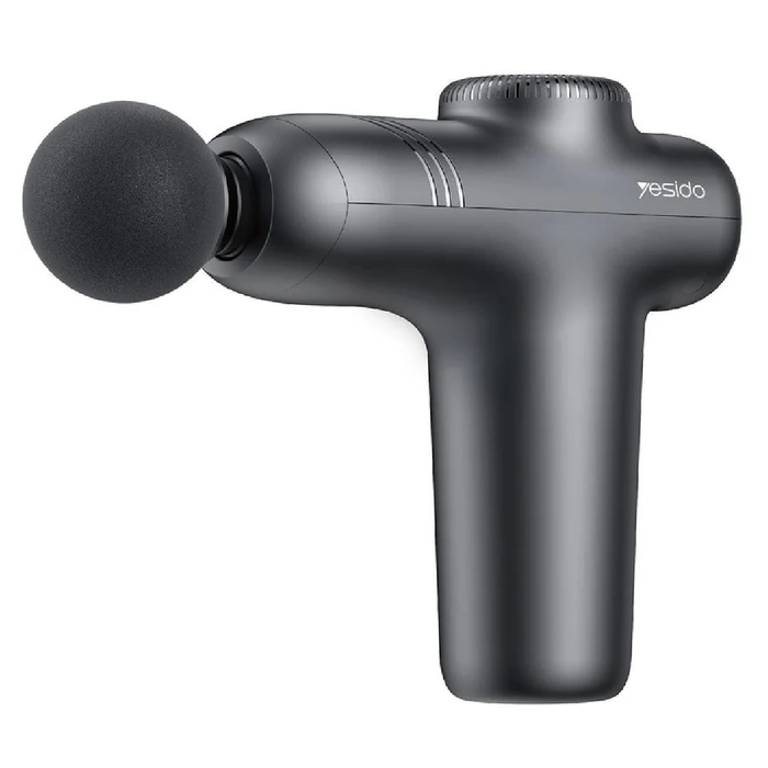 Yesido MG01 Massage Gun 5 Speeds Deep Tissue with 4 Heads - Black