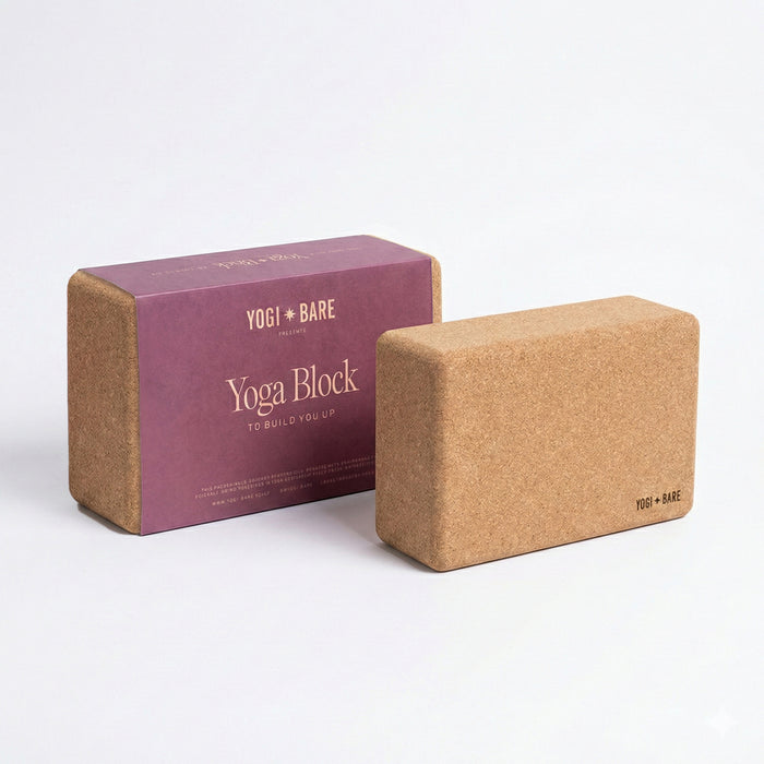 Yoga Block Cork - Firm Cork support block