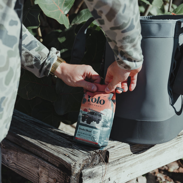 YOLO SUNRISE BLEND MEDIUM ROAST COFFEE 12OZ.