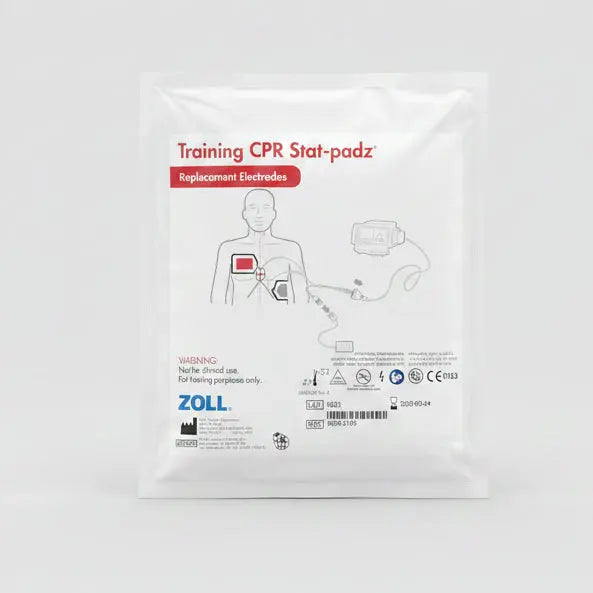 ZOLL 8900-0195 Training CPR Stat-Padz®, Replacement Pads (8/Case)- Expiry date is December Zoll Training Pads SelfiMed UK