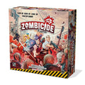 Zombicide 2E Core Set board game box featuring dynamic artwork and character illustrations