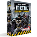 Zombicide 2nd Edition: Dark Nights Metal - Pack 1 box featuring Batman and villains art for tabletop gaming enthusiasts