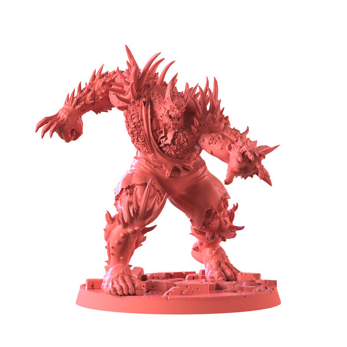 Zombicide 2nd Edition: Dark Nights Metal - Pack 4 miniatures featuring a detailed monster figure with spikes