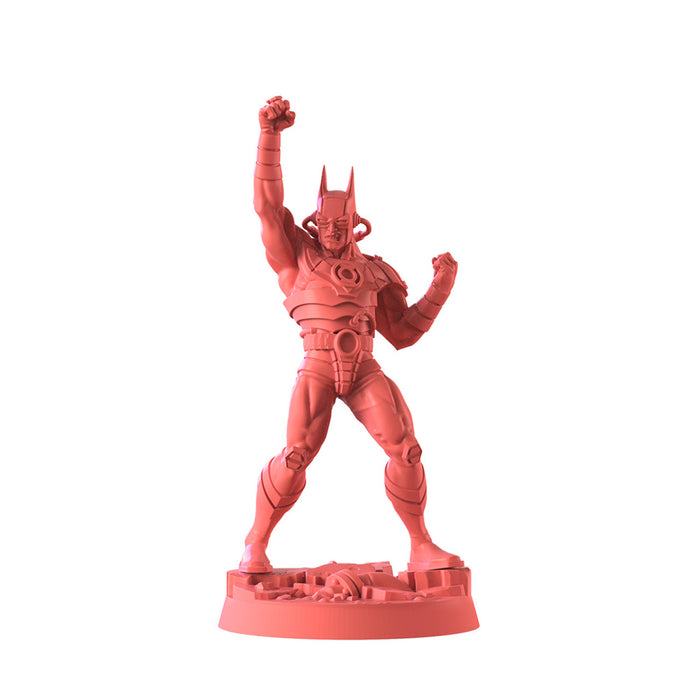 Zombicide 2nd Edition: Dark Nights Metal - Pack 4 miniature figure in a dynamic pose for tabletop gaming