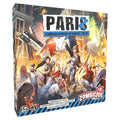 Zombicide Paris expansion board game by CMON featuring survivors fighting zombies in Paris streets
